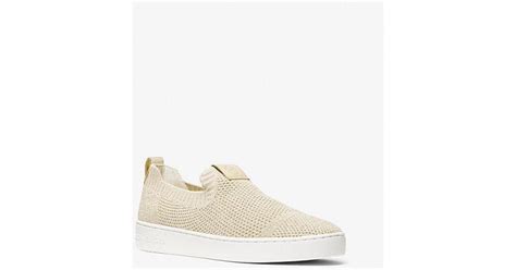 michael kors juno logo sneaker|Juno Stretch Knit Slip.